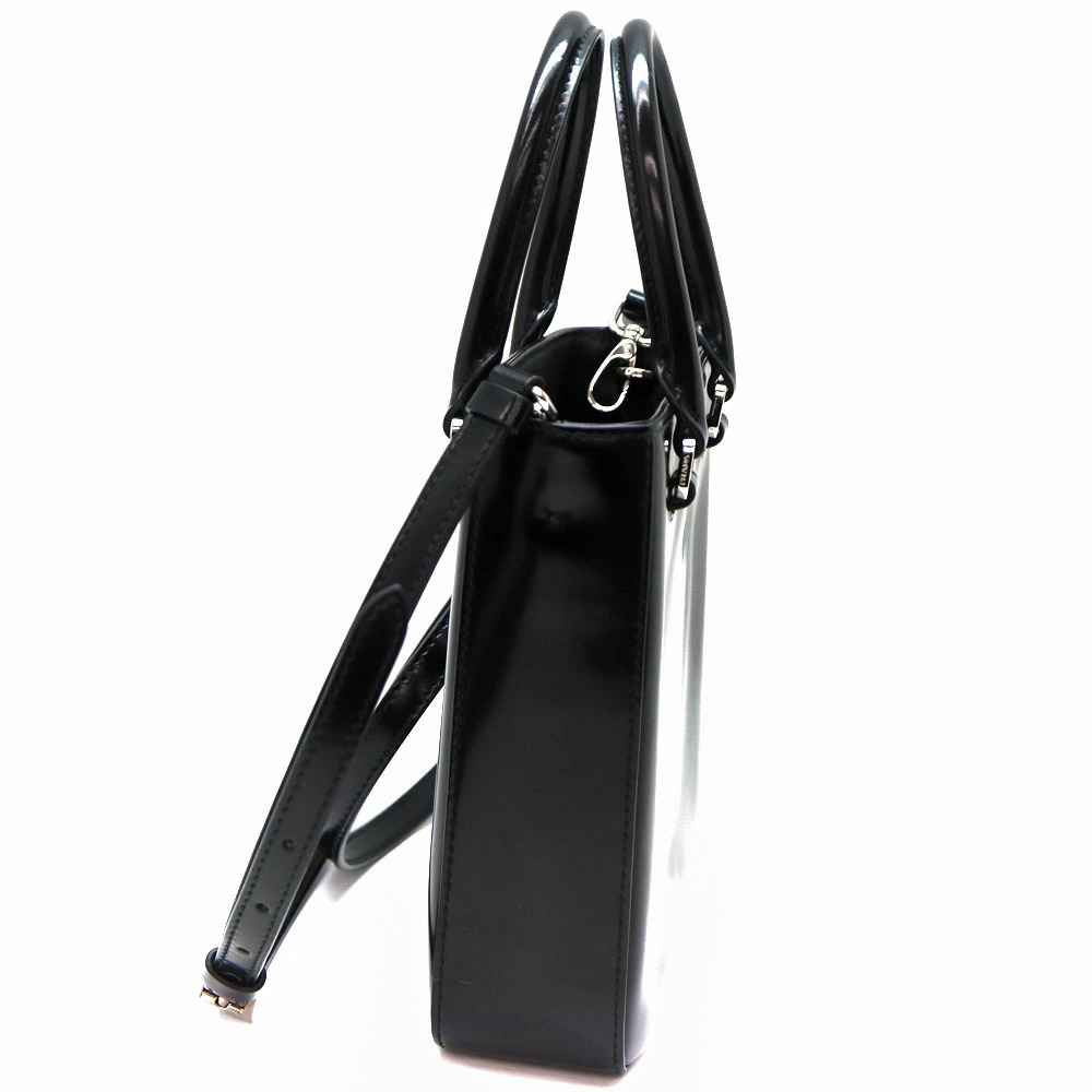 Prada brushed leather tote Shoulder Bag black - Picture 3 of 6